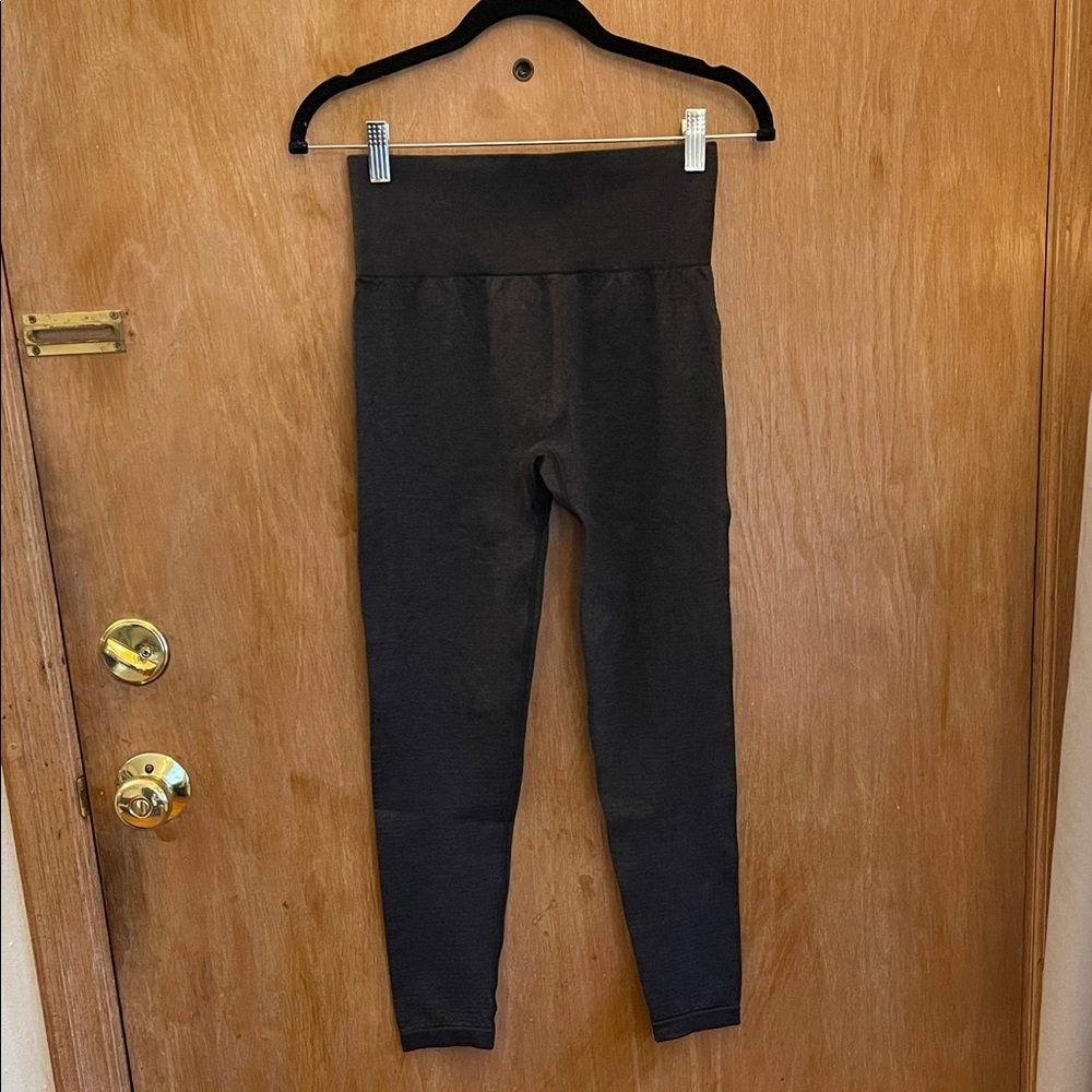 High-Waisted Black Leggings